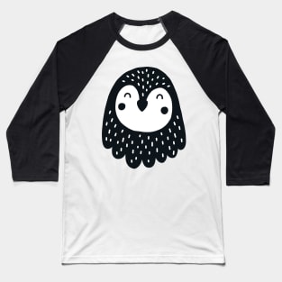 Owl - Scandinavian Style Baseball T-Shirt